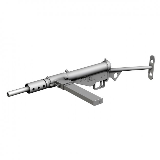 WW2 Submachine guns - Collection 3D model_23
