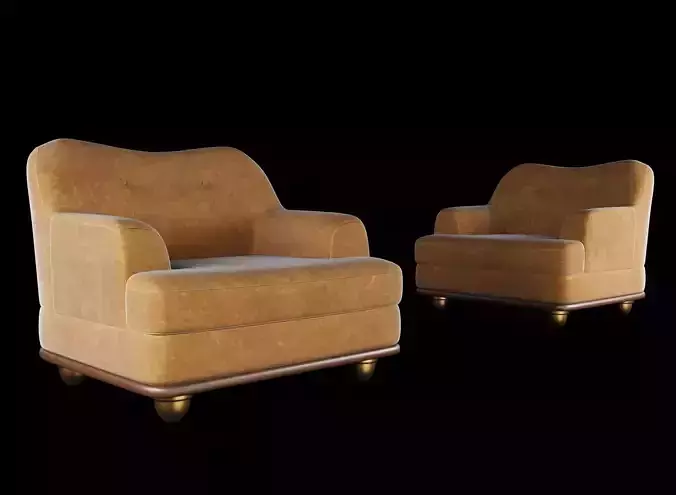 Nerval Armchair  3D model