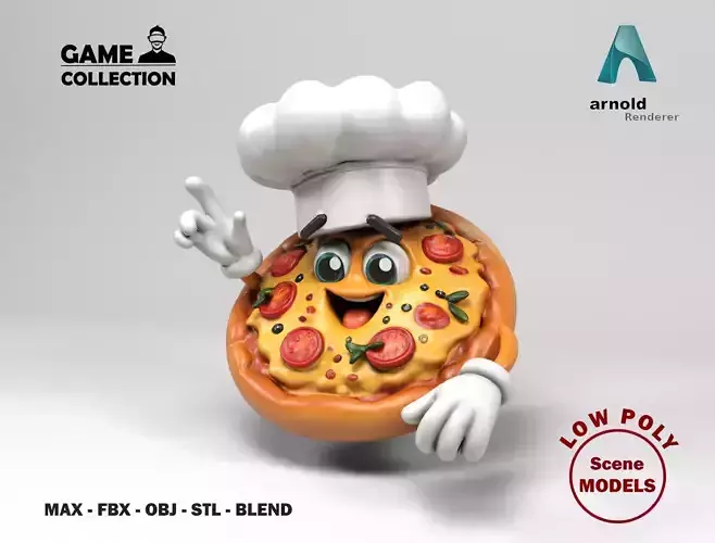 Pizza character 2