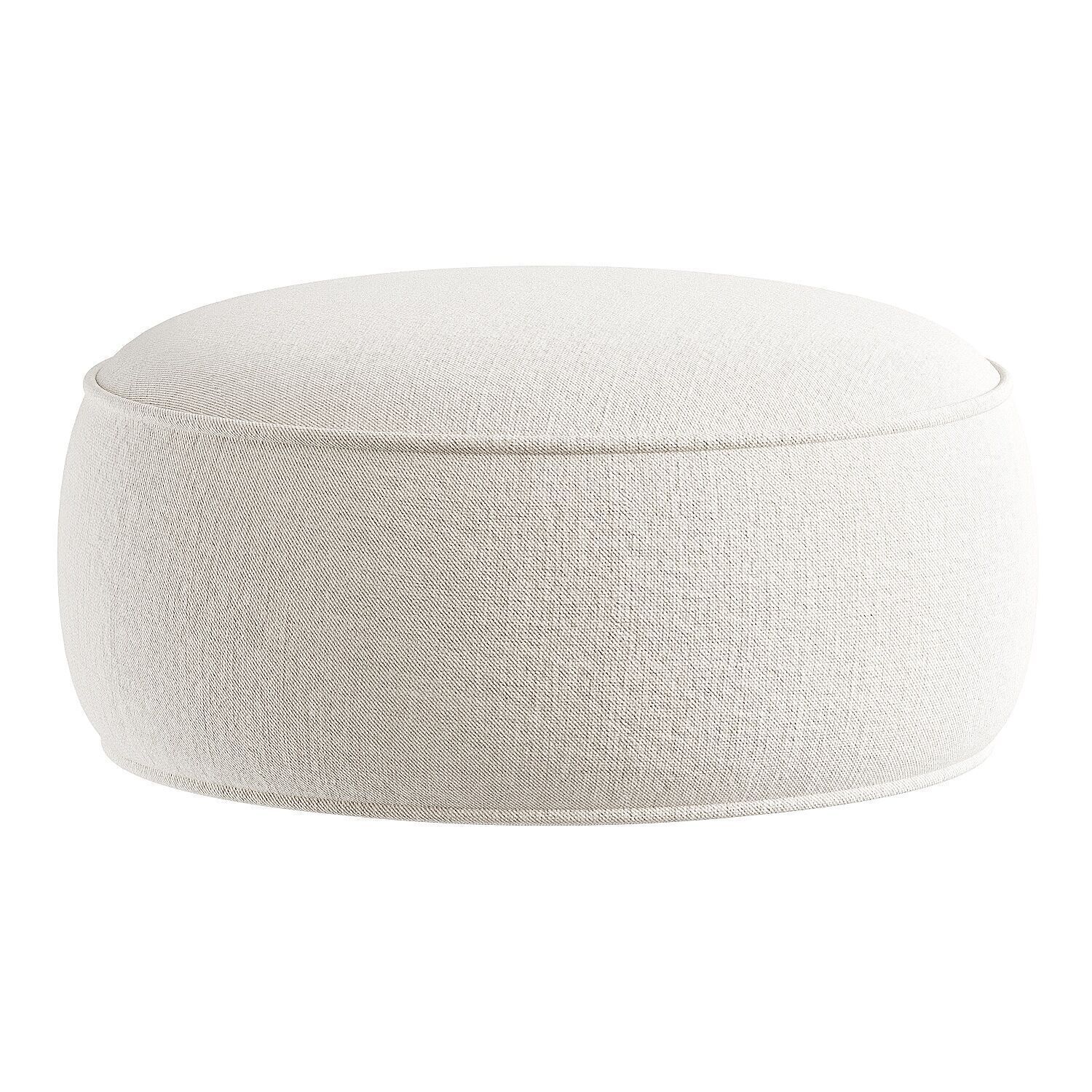 green pouf 3D model_4