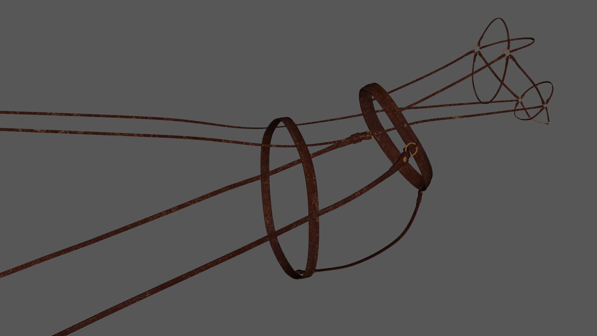 Carriage - Dracula   Low-poly 3D model_10