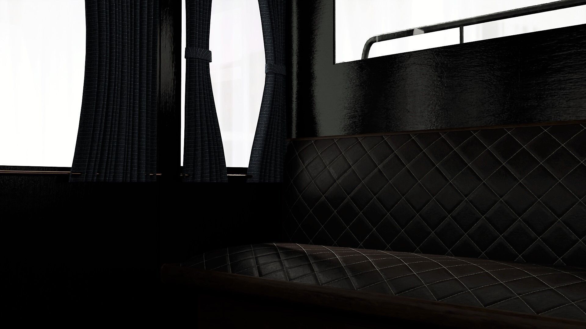 Carriage - Dracula   Low-poly 3D model_5