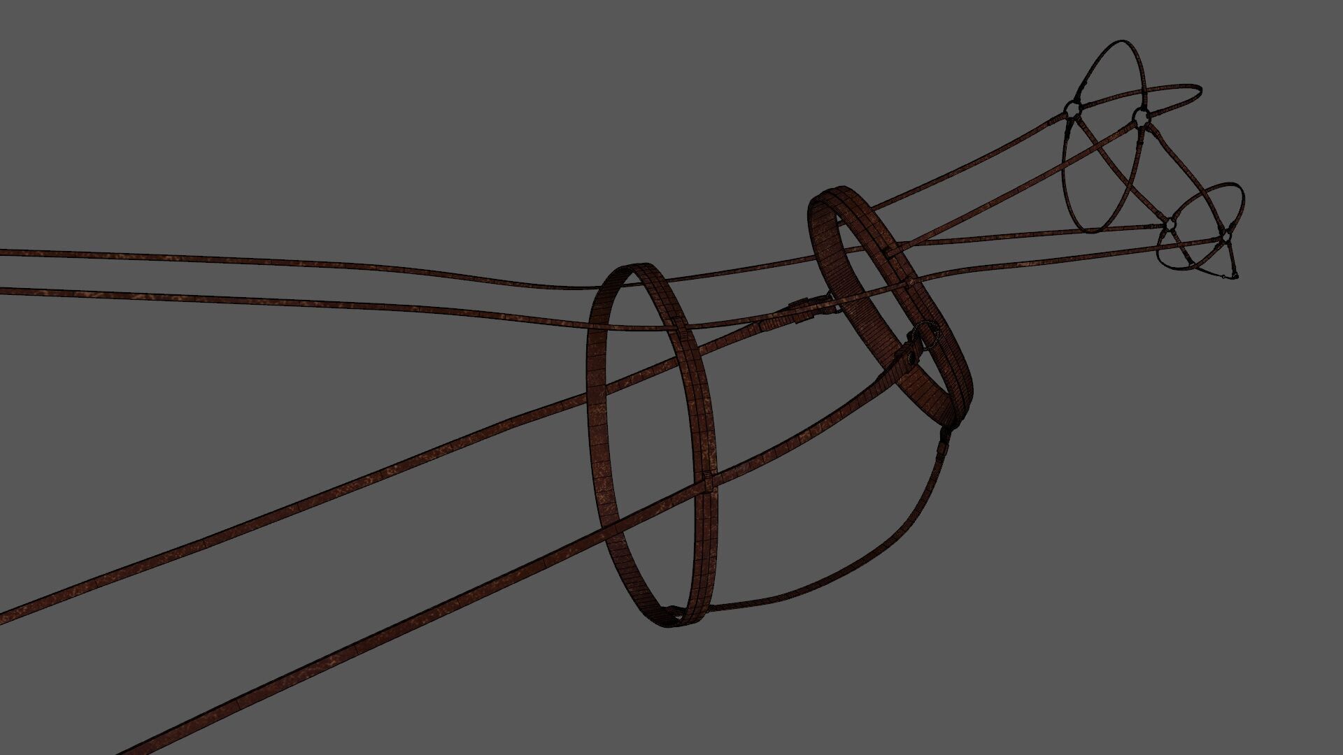 Carriage - Dracula   Low-poly 3D model_11