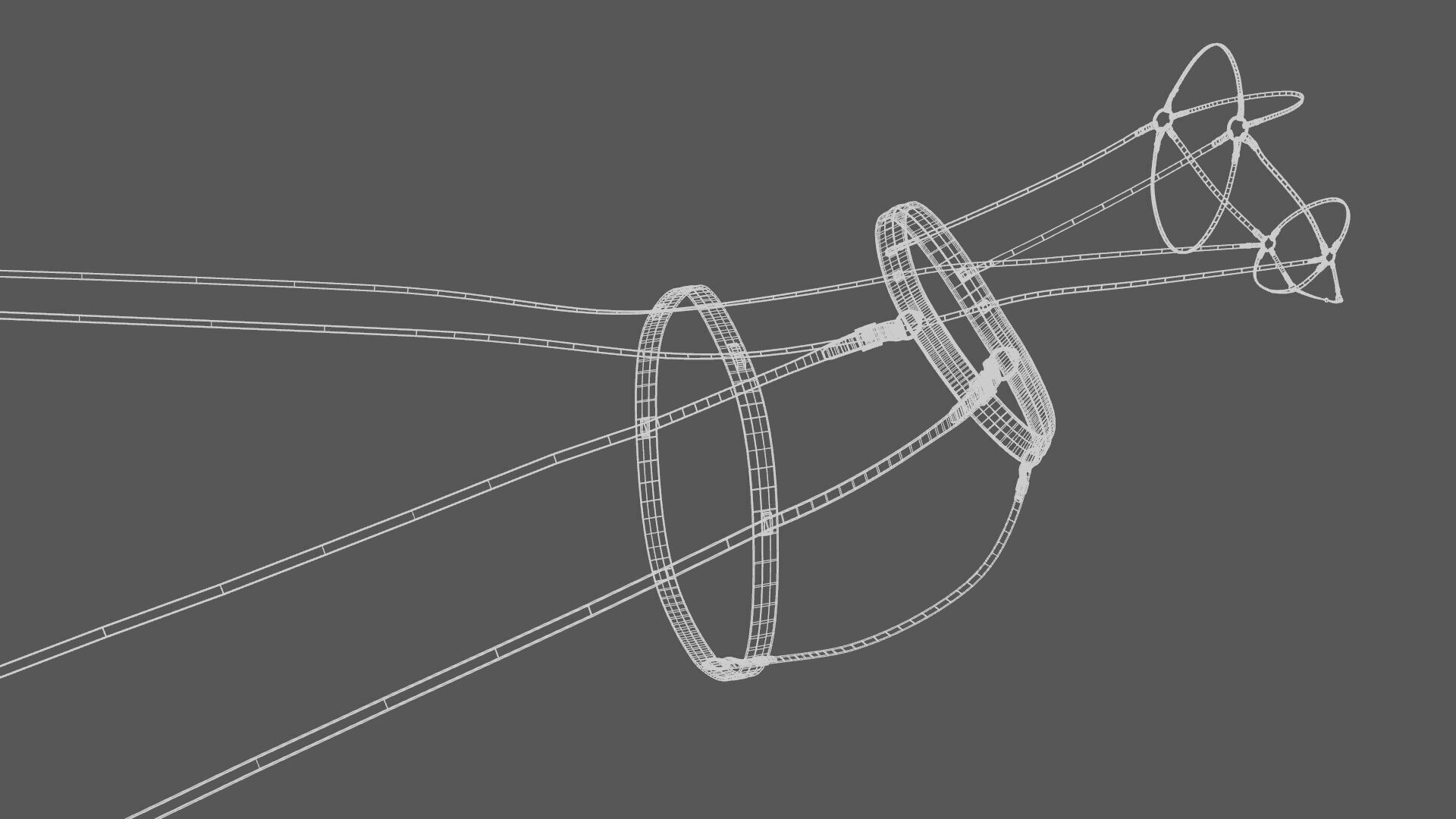 Carriage - Dracula   Low-poly 3D model_14