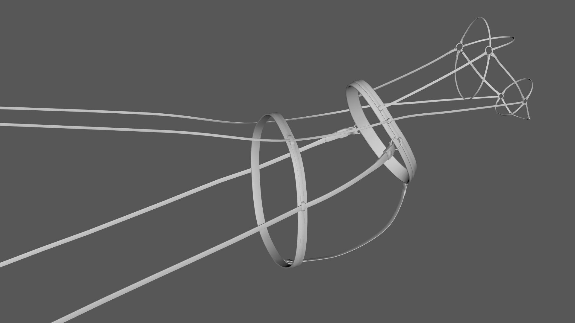 Carriage - Dracula   Low-poly 3D model_12