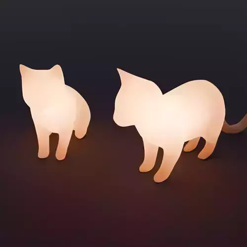 Indirect lighting for cats