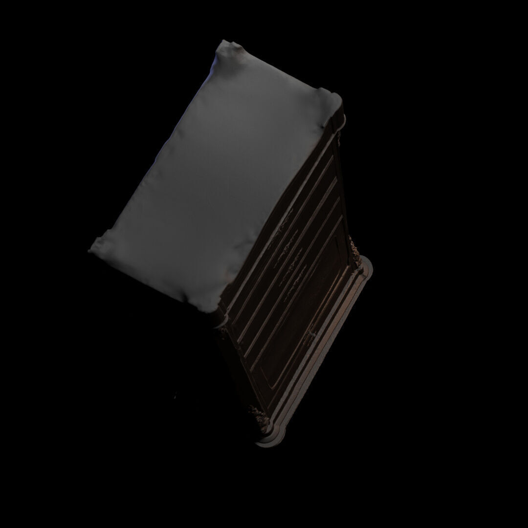 Furniture 035 wooden closet 3D print model_7