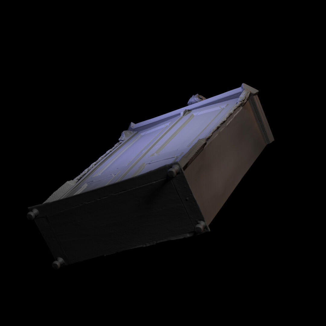 Furniture 036 wooden closet 3D print model_7