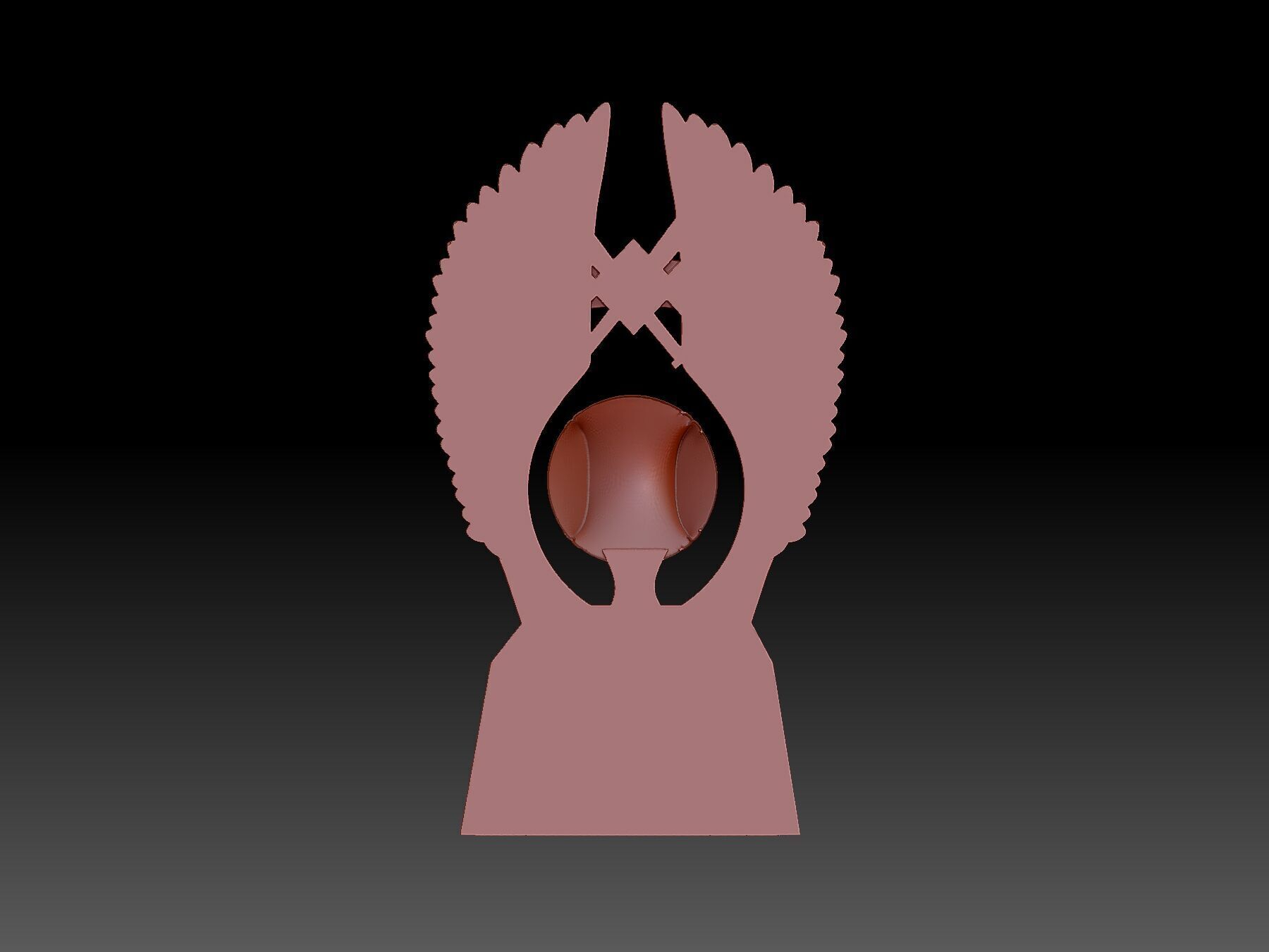 Baseball Cup 3D print model_2