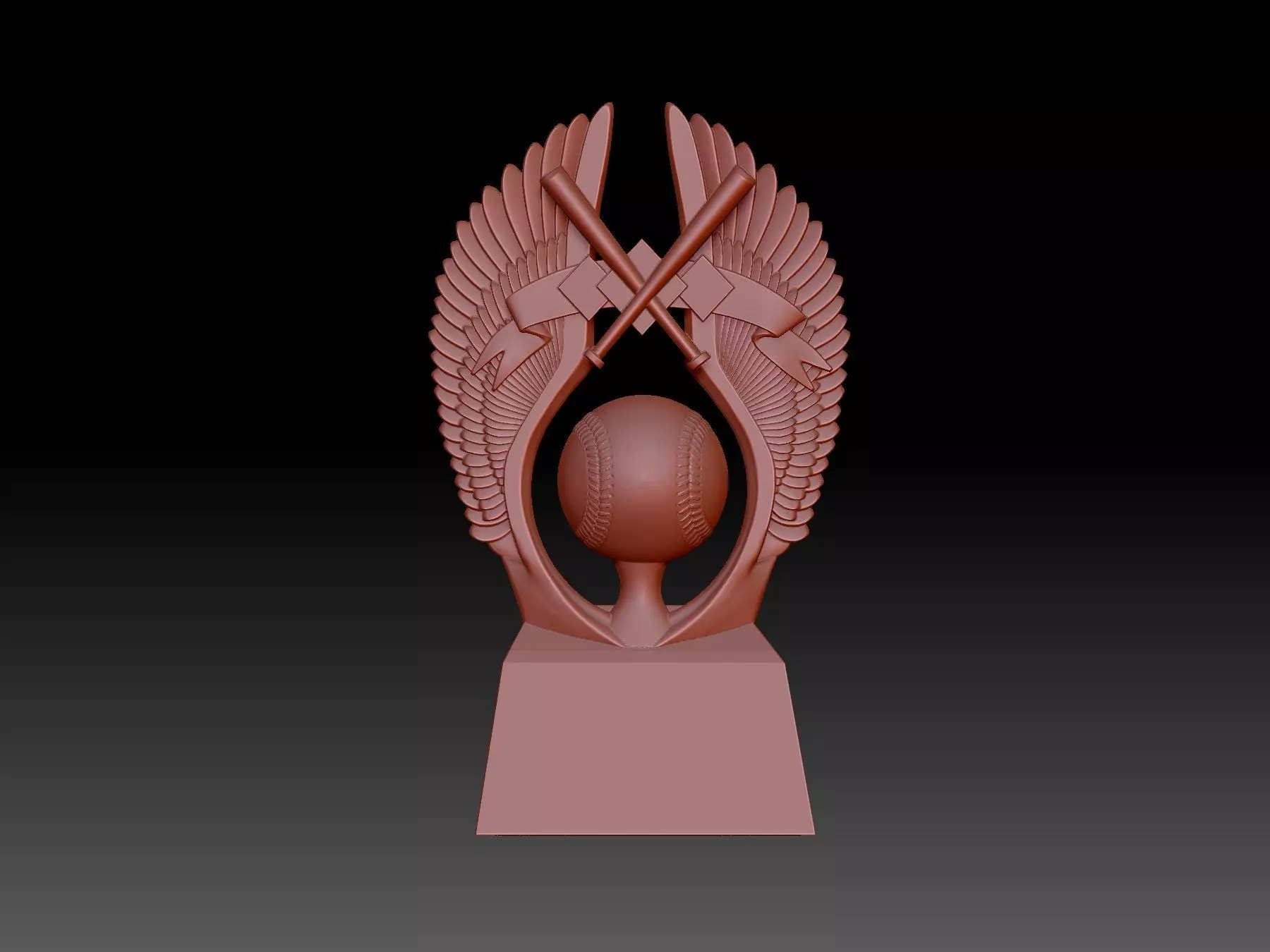 Baseball Cup 3D print model_0