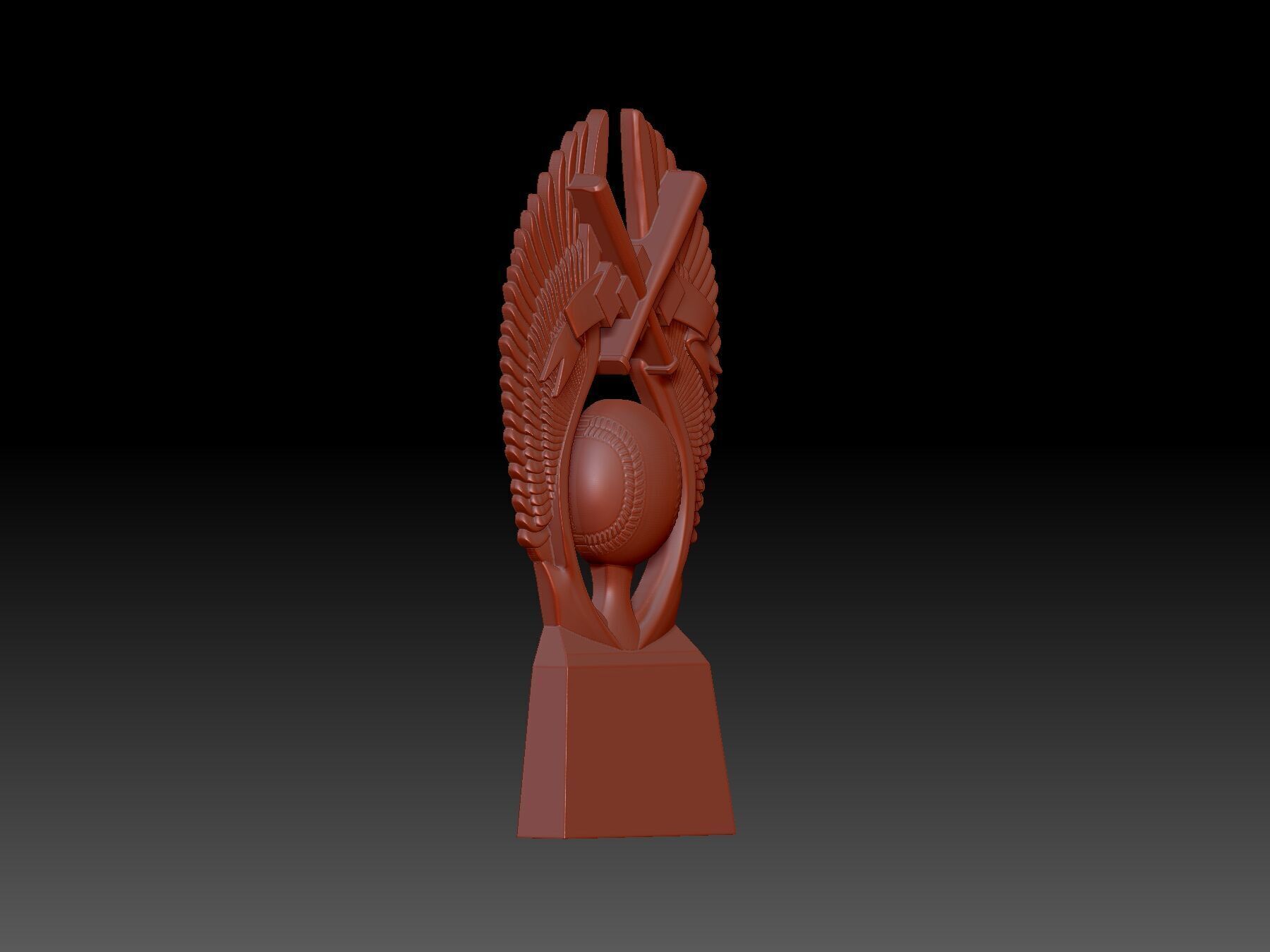 Baseball Cup 3D print model_5