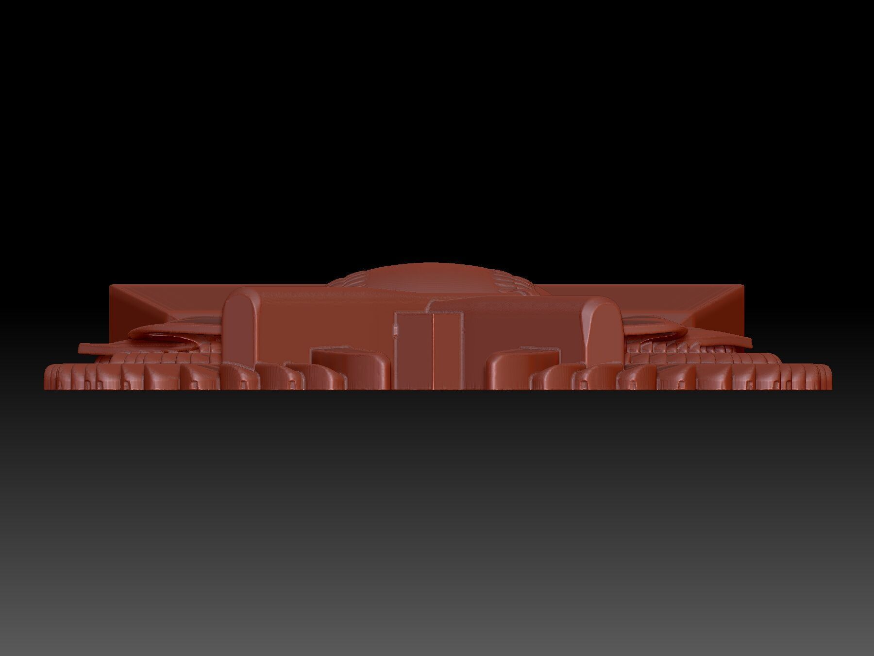 Baseball Cup 3D print model_3