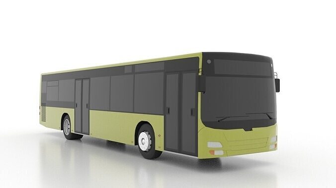 MAN A21 Lions City NL243 Low Low-poly 3D model