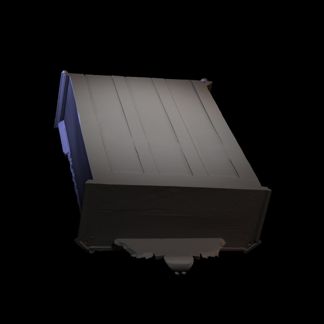 Furniture 037 wooden closet 3D print model_6