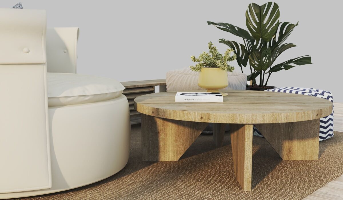 Interior livingroom morden scene 3D model_2