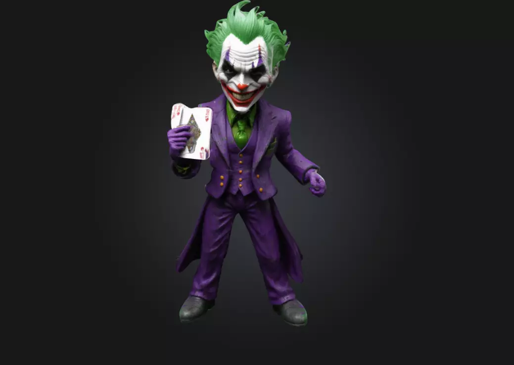 Joker Highly Detailed 3D Printable Collectible Figurine 3D print model_0