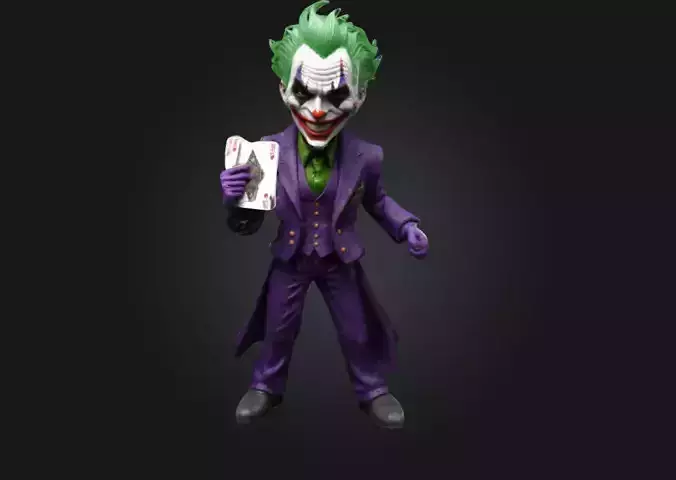 Joker Highly Detailed 3D Printable Collectible Figurine 