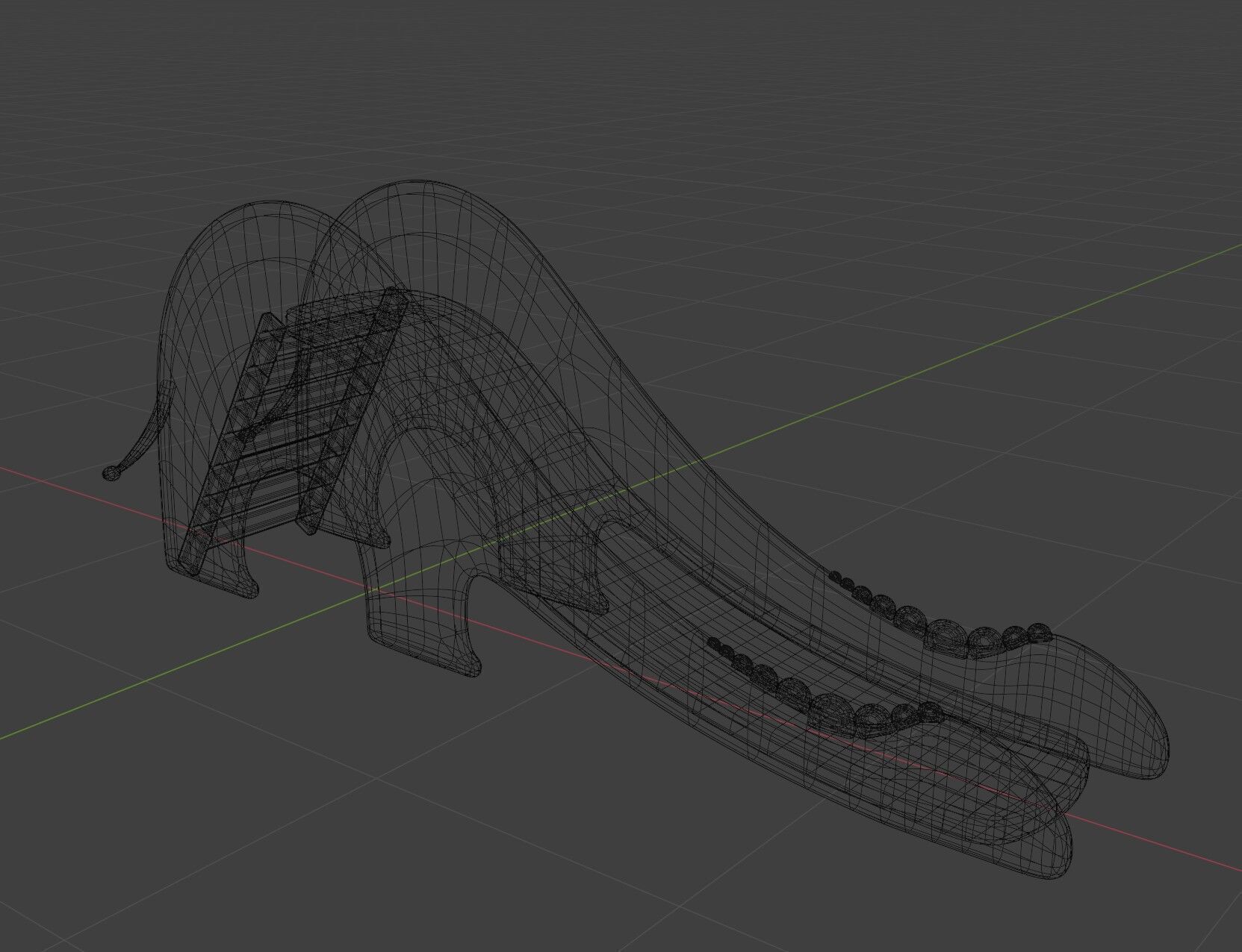 Dinosaur playground climber Low-poly 3D model Low-poly 3D model_4