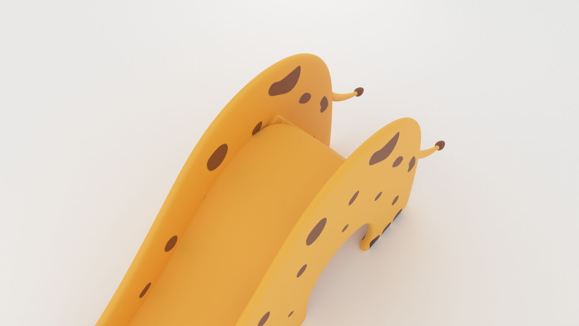 Dinosaur playground climber Low-poly 3D model Low-poly 3D model_6