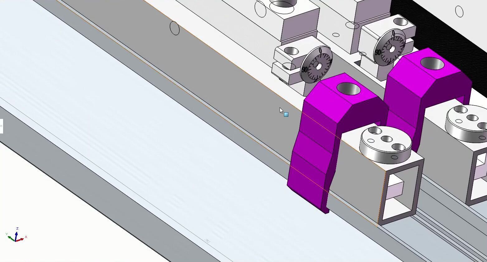Silk Screen Printing Machine-1 3D model_13