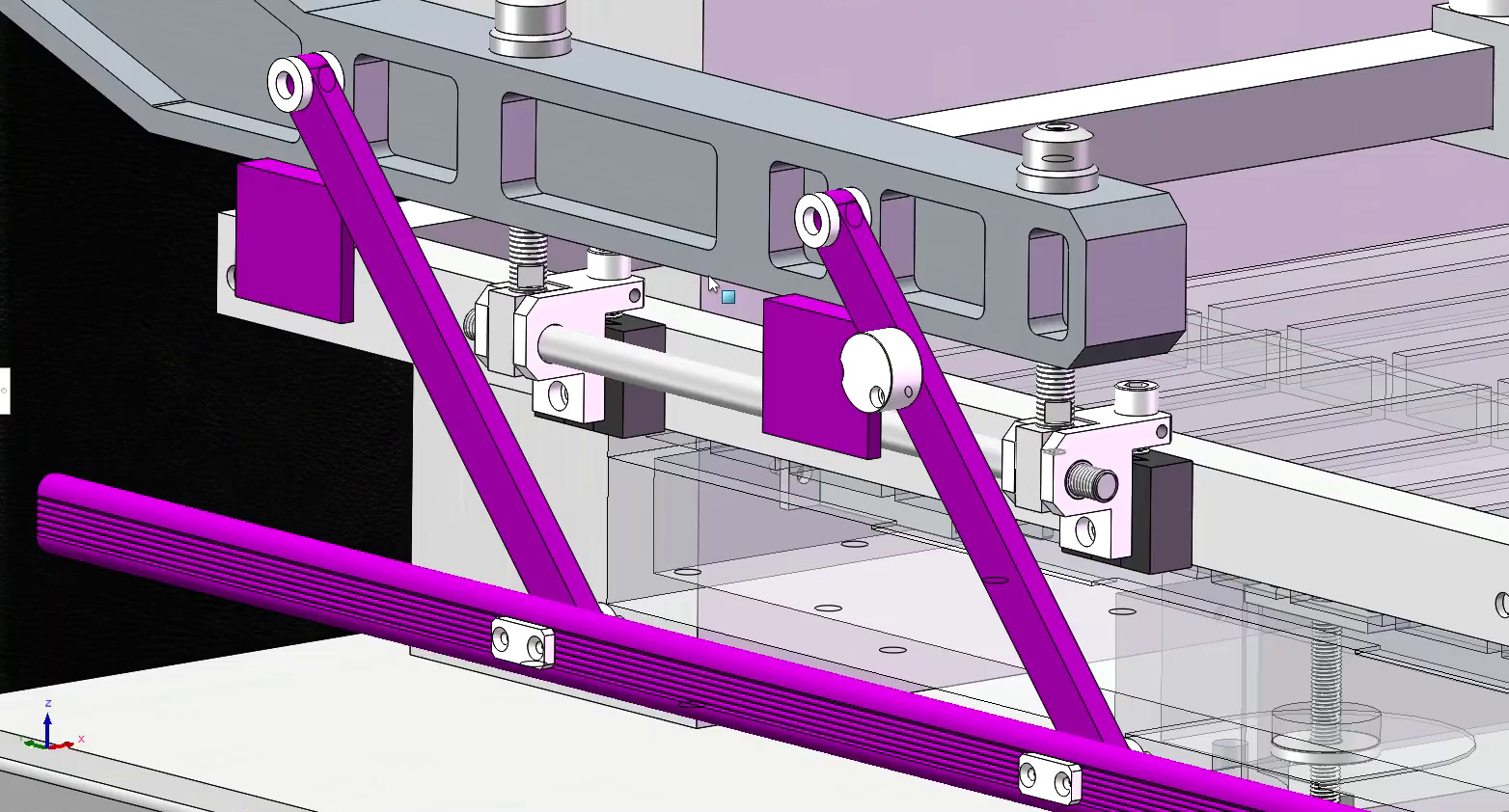 Silk Screen Printing Machine-1 3D model_5