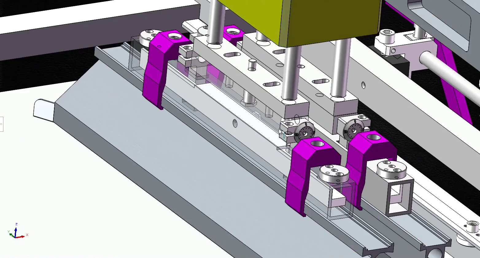 Silk Screen Printing Machine-1 3D model_4