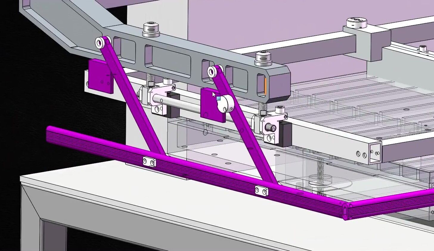 Silk Screen Printing Machine-1 3D model_16