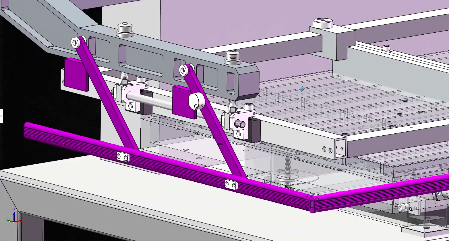 Silk Screen Printing Machine-1 3D model_3