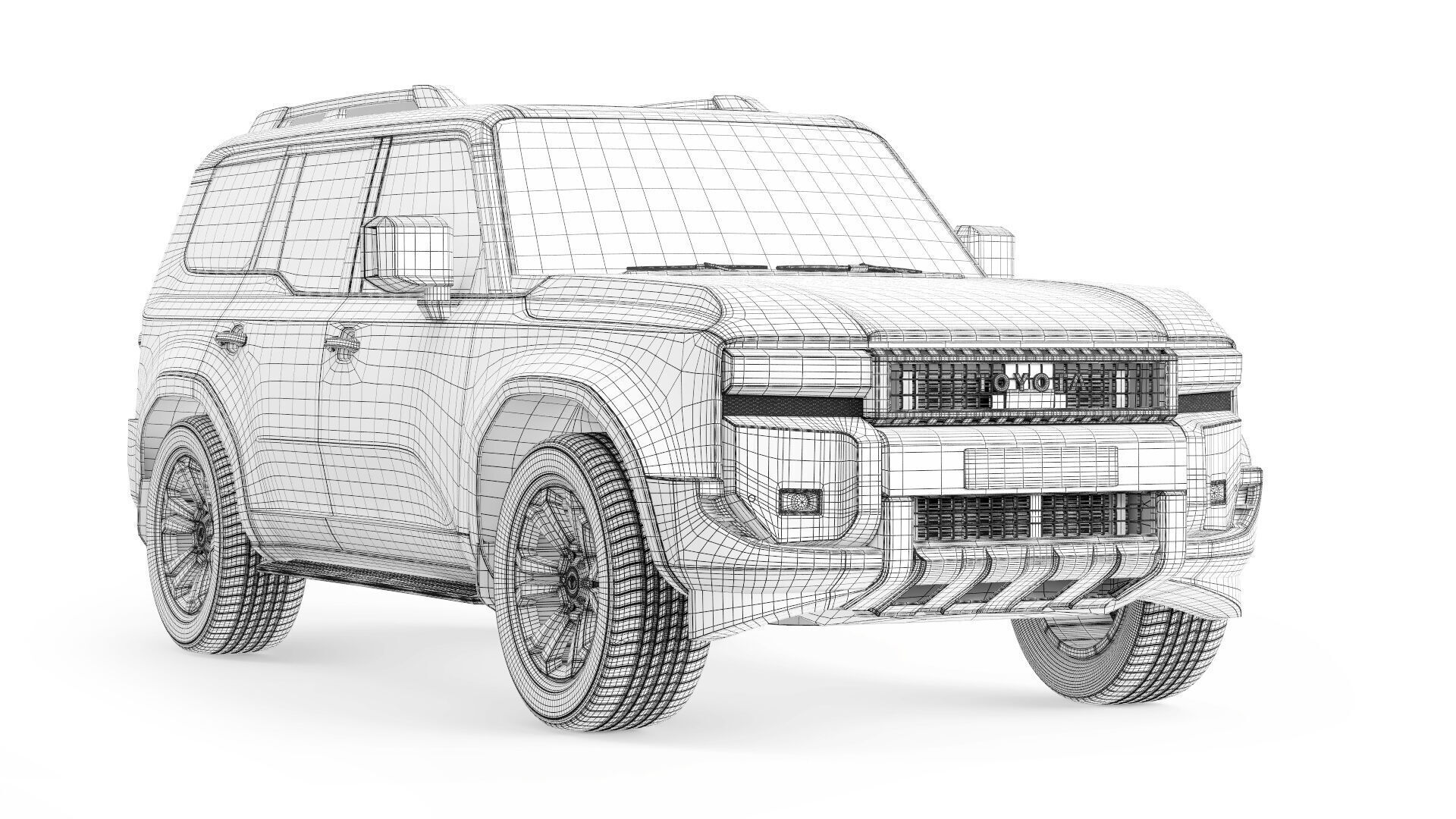 Toyota Land Cruiser 250 Prado 2024 3D model_11