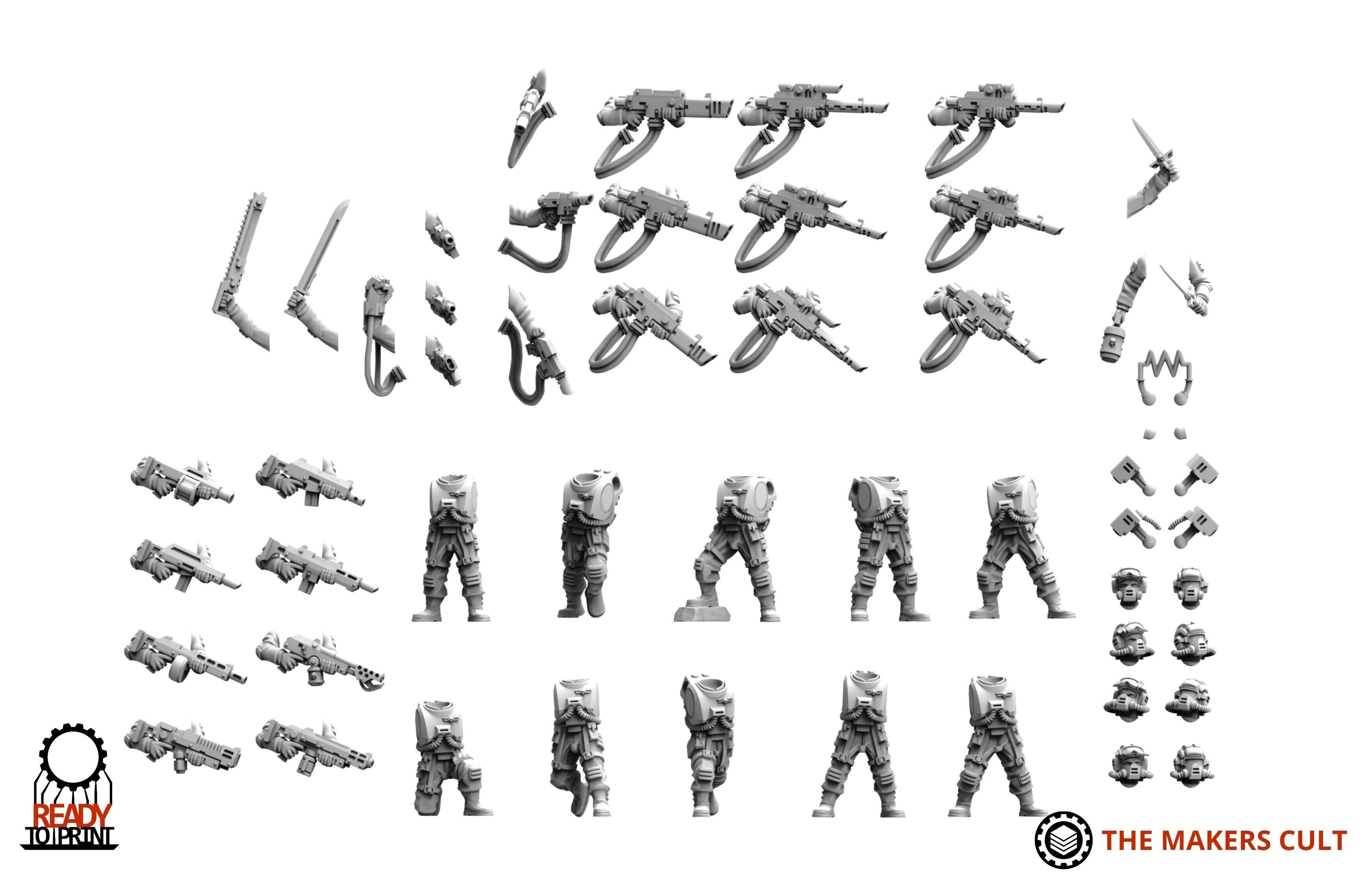 Universal Guard - Light Drop Infantry 3D print model_6