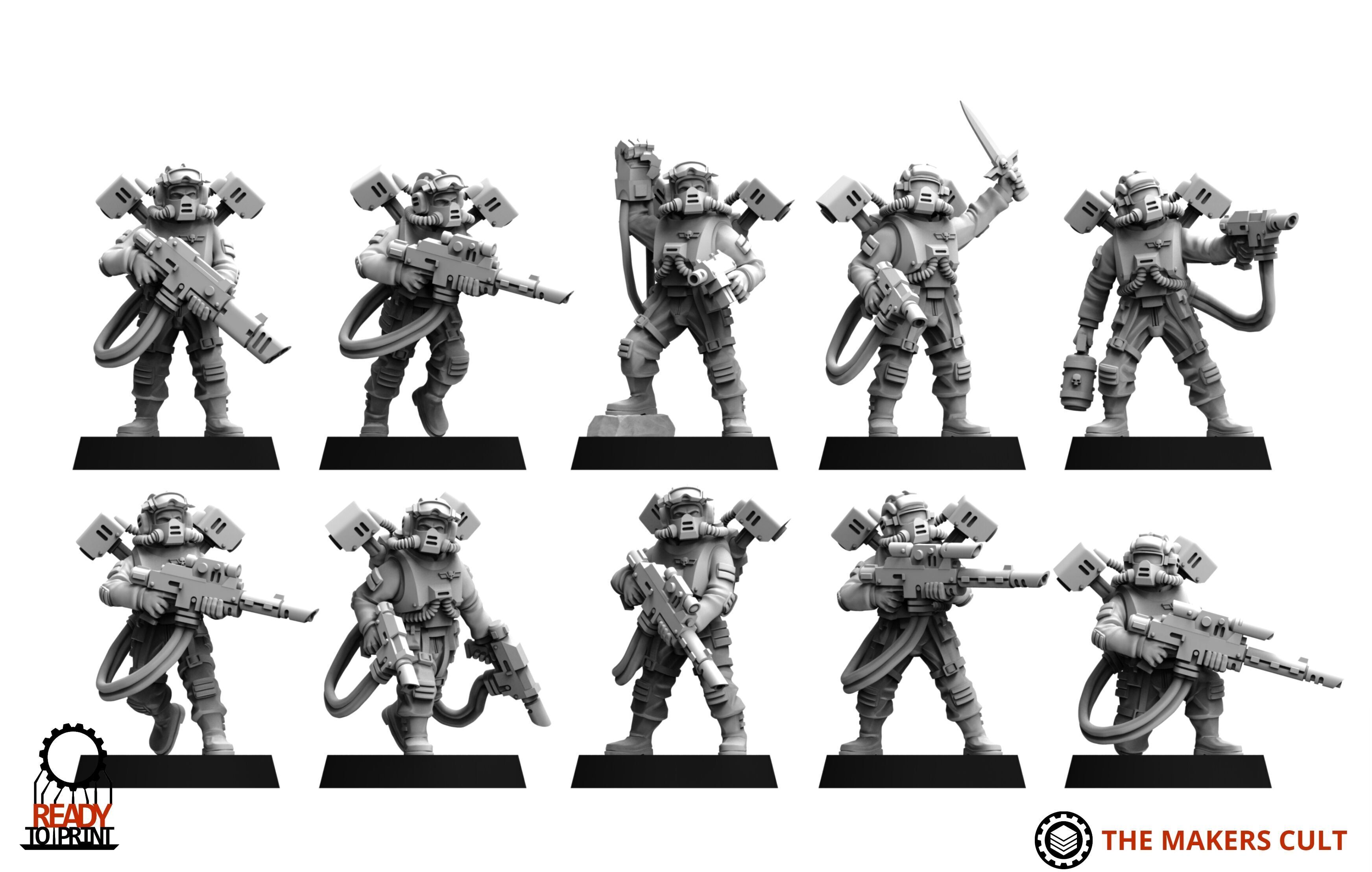 Universal Guard - Light Drop Infantry 3D print model_4