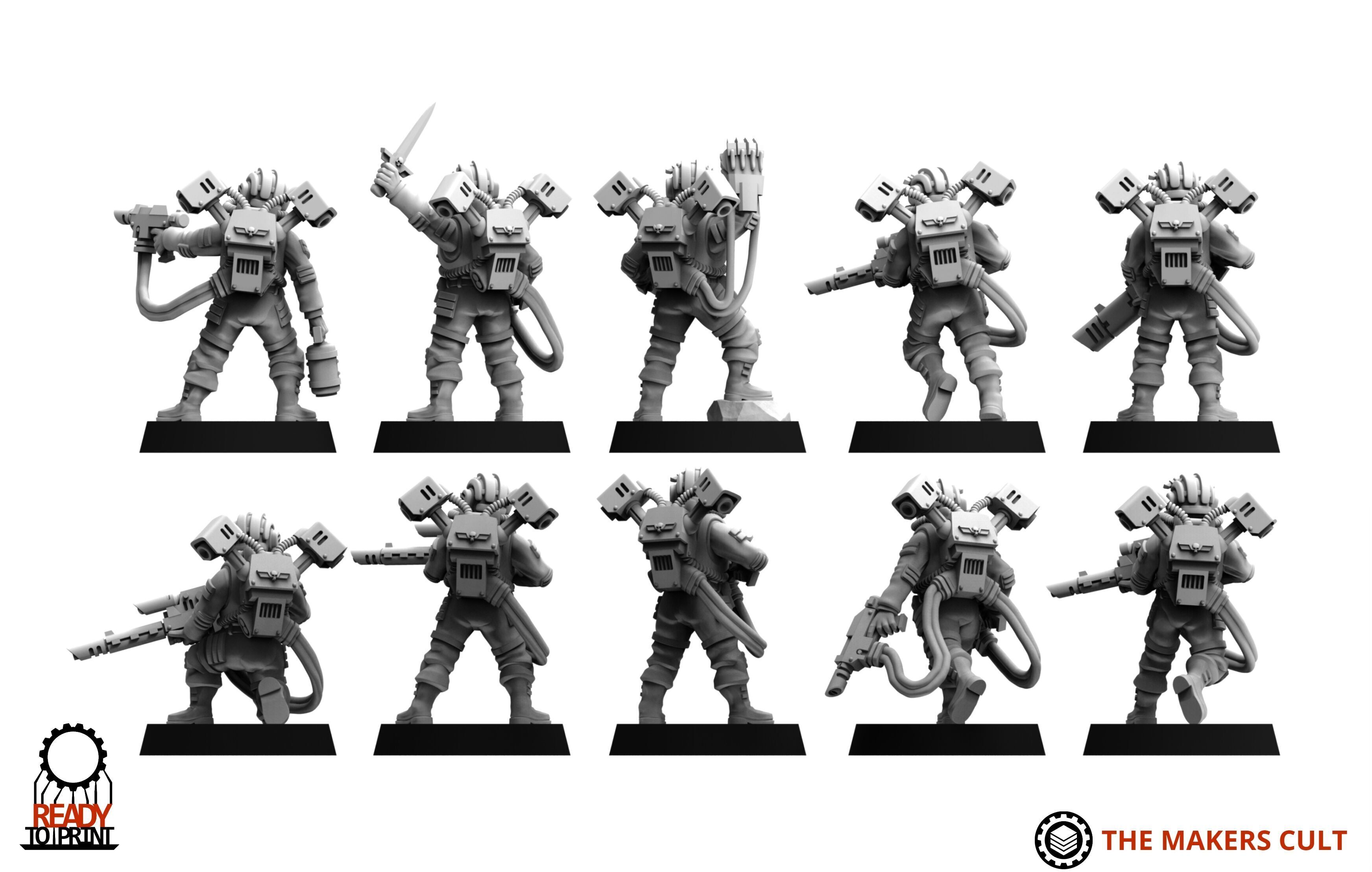 Universal Guard - Light Drop Infantry 3D print model_5