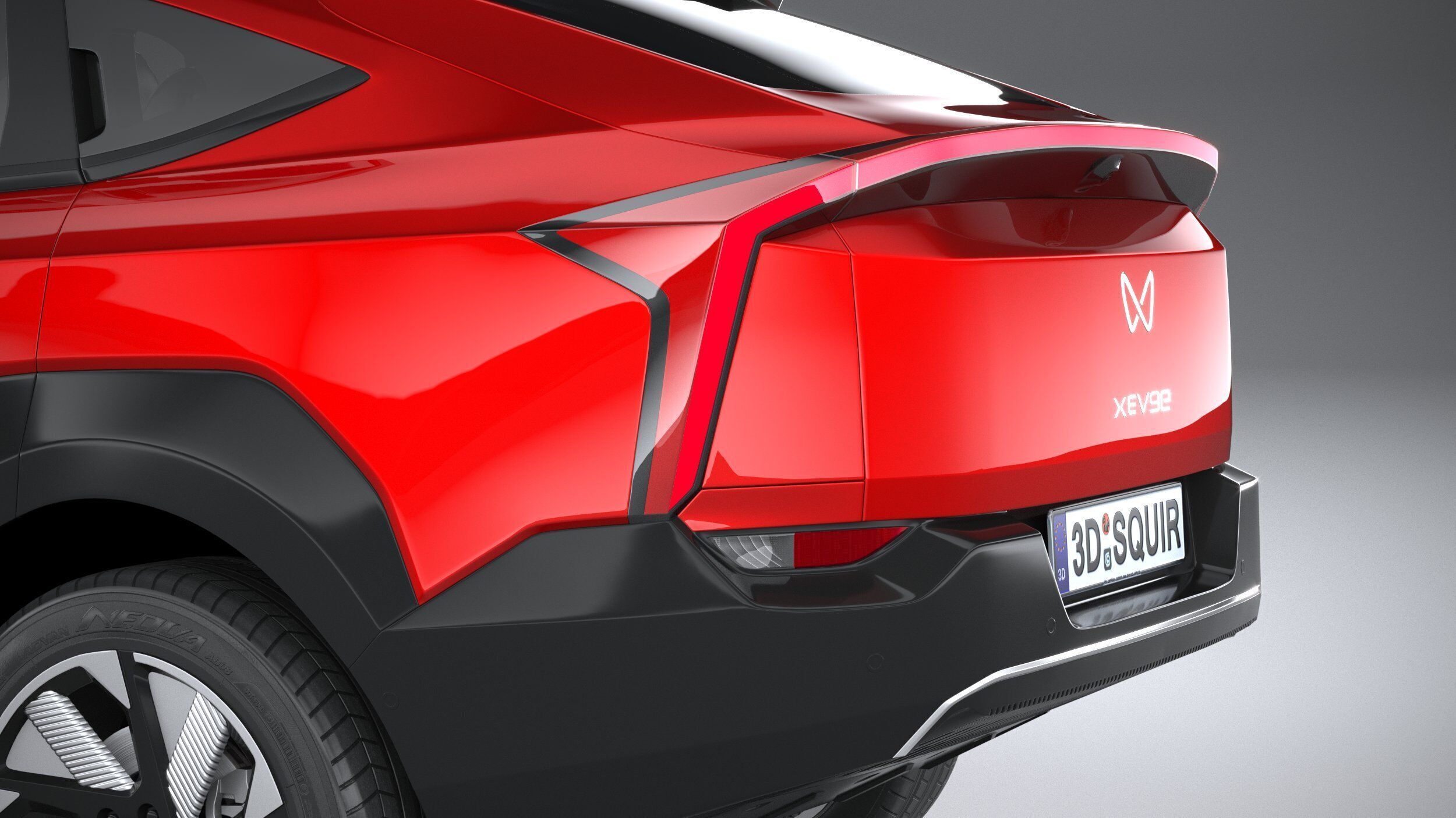 Mahindra XEV 9e 2025 3D model_6