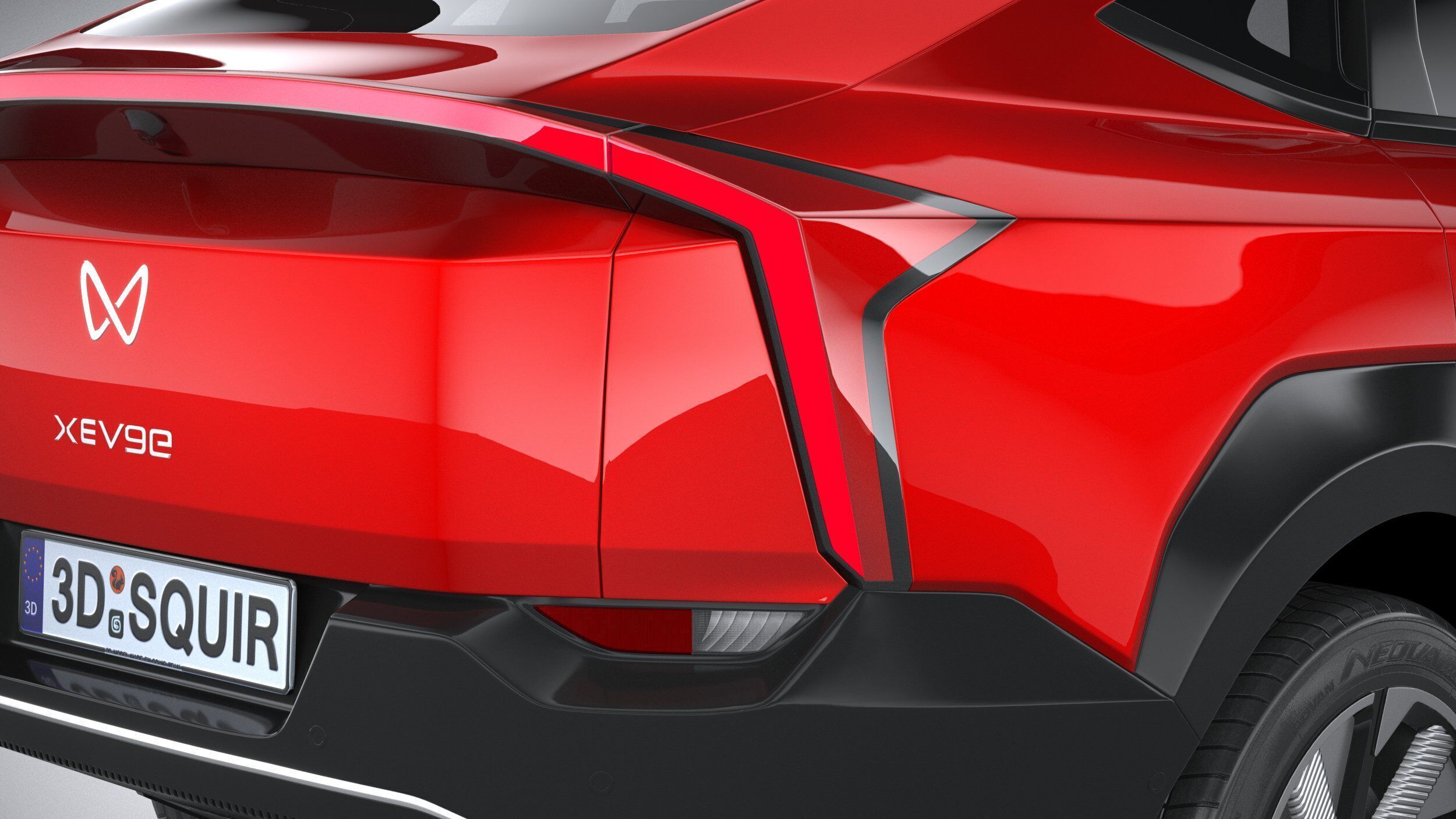 Mahindra XEV 9e 2025 3D model_18