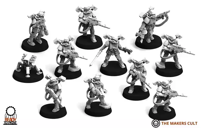 Universal Guard - Heavy Drop Infantry 3D print model
