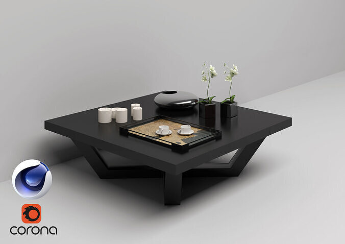 Coffee Table - Corona - C4D 3D model