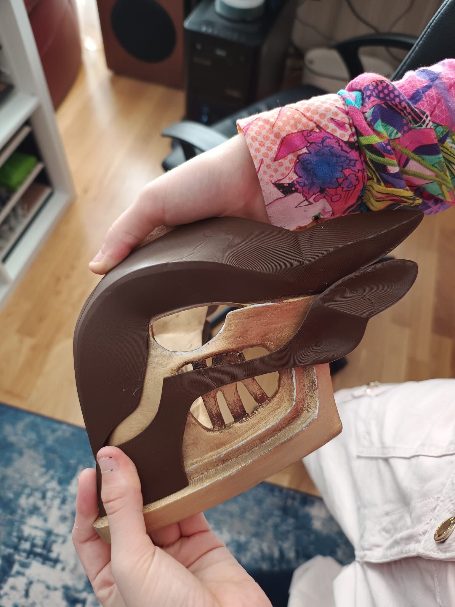 Arcane Firelight Ekko mask - 3D print 3D print model_4