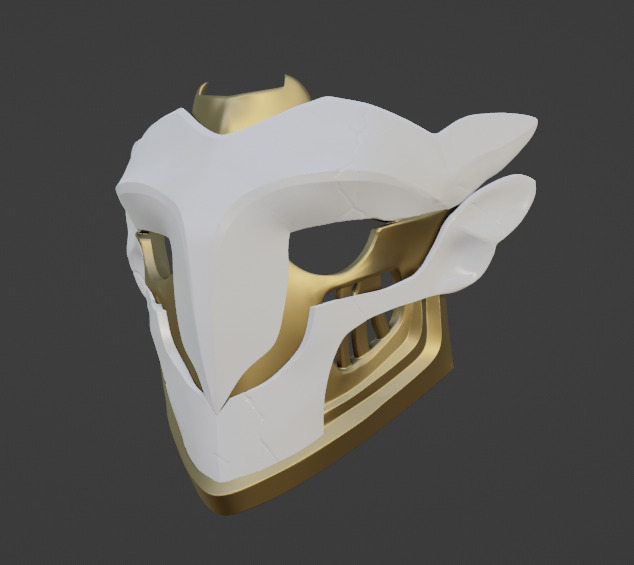 Arcane Firelight Ekko mask - 3D print 3D print model_2