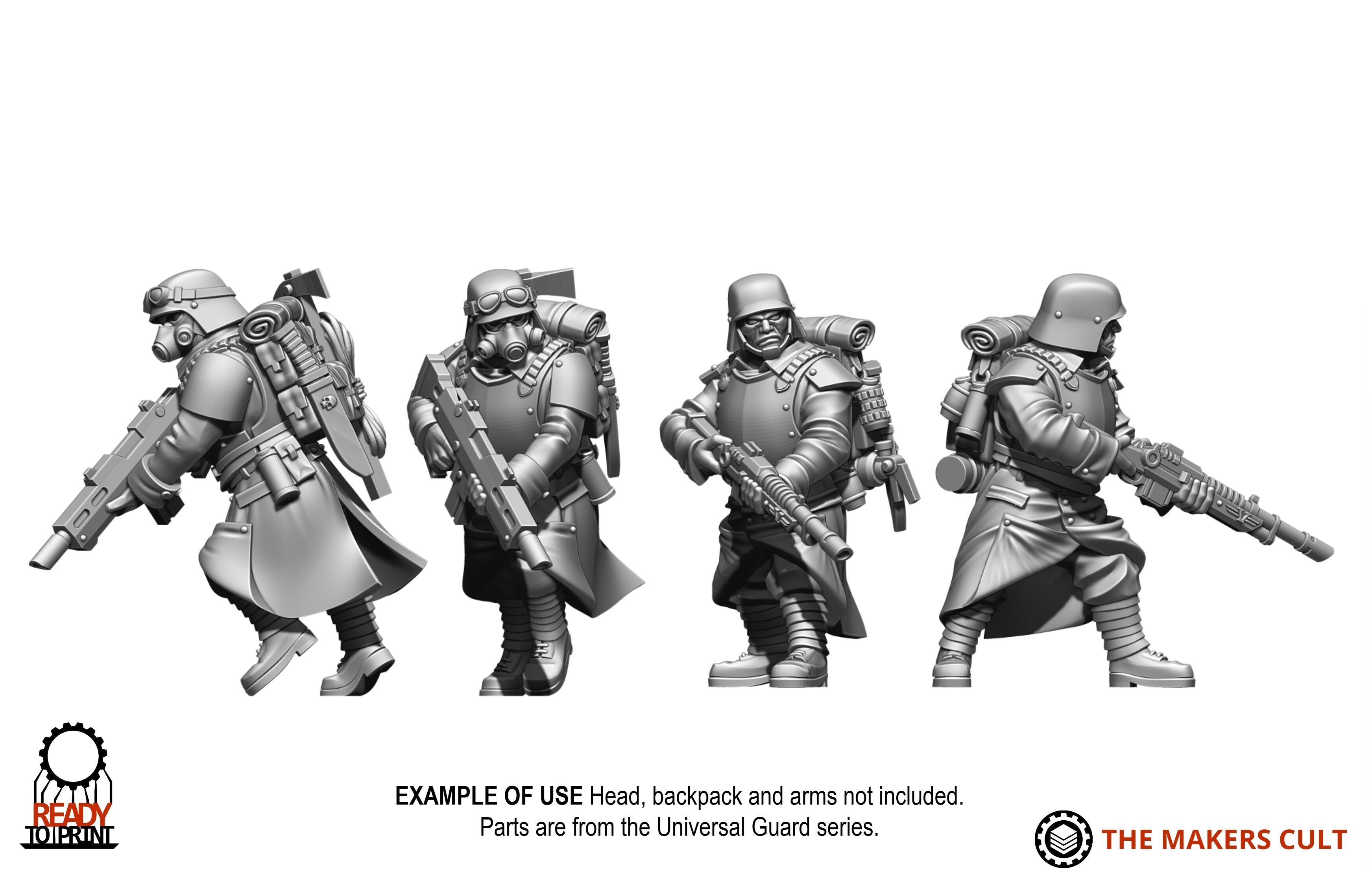 Valour Korps - Headless Bodies 3D print model_8