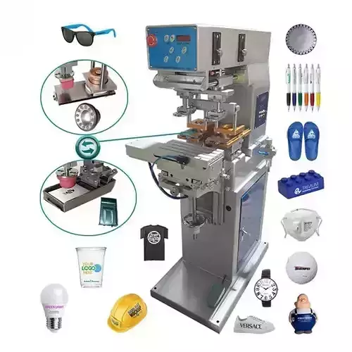 2 Color Silicone Pad Printing Machine 