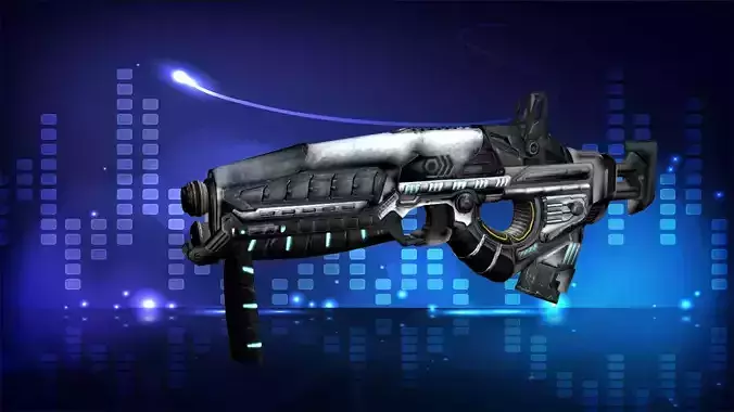 Sci-Fi Submachine Gun
