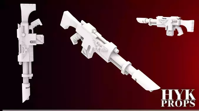 Mark 4 Lascarbine Prop Cosplay 3D print model 3D print model