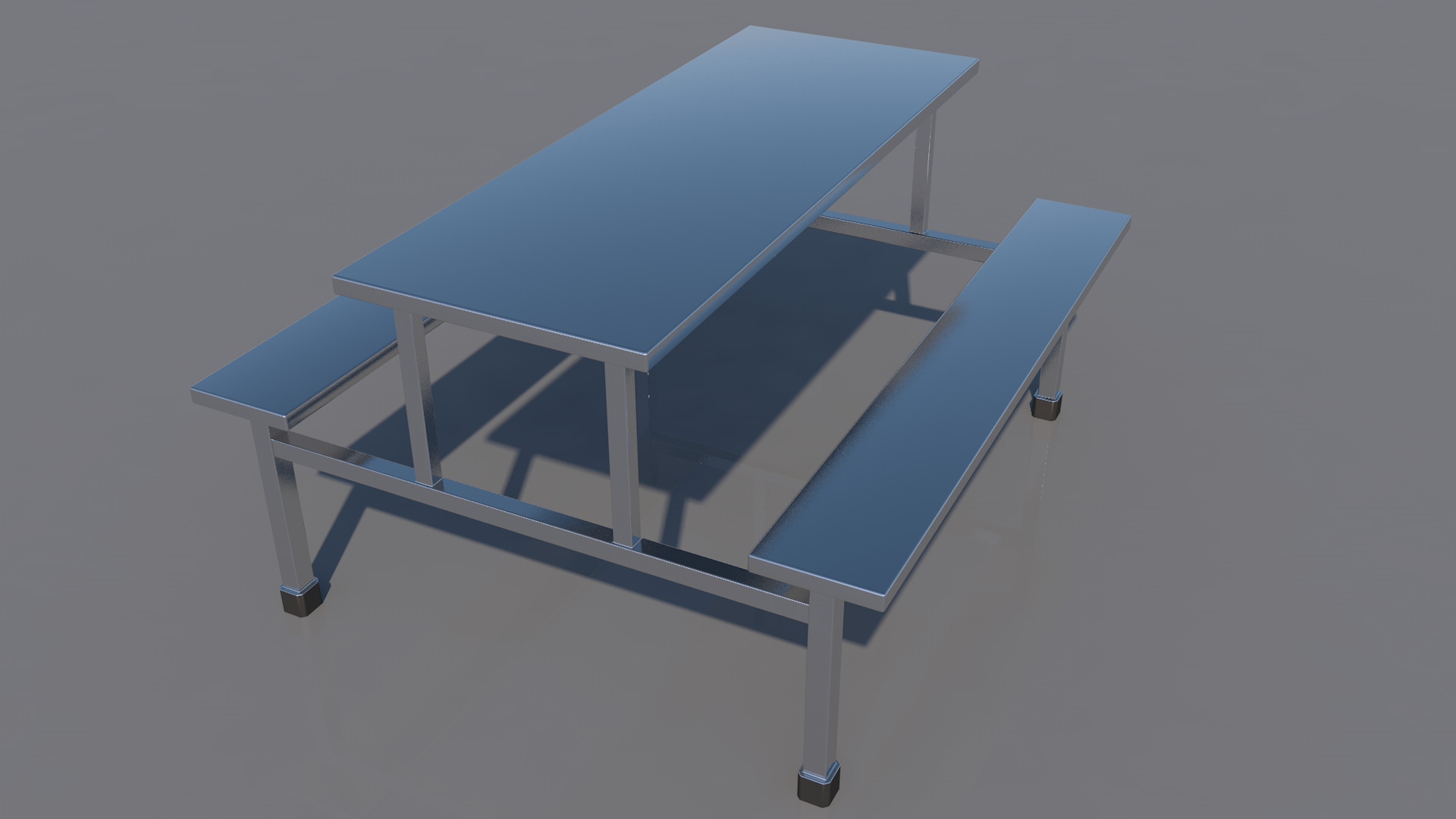 Dining Table 3D model_5