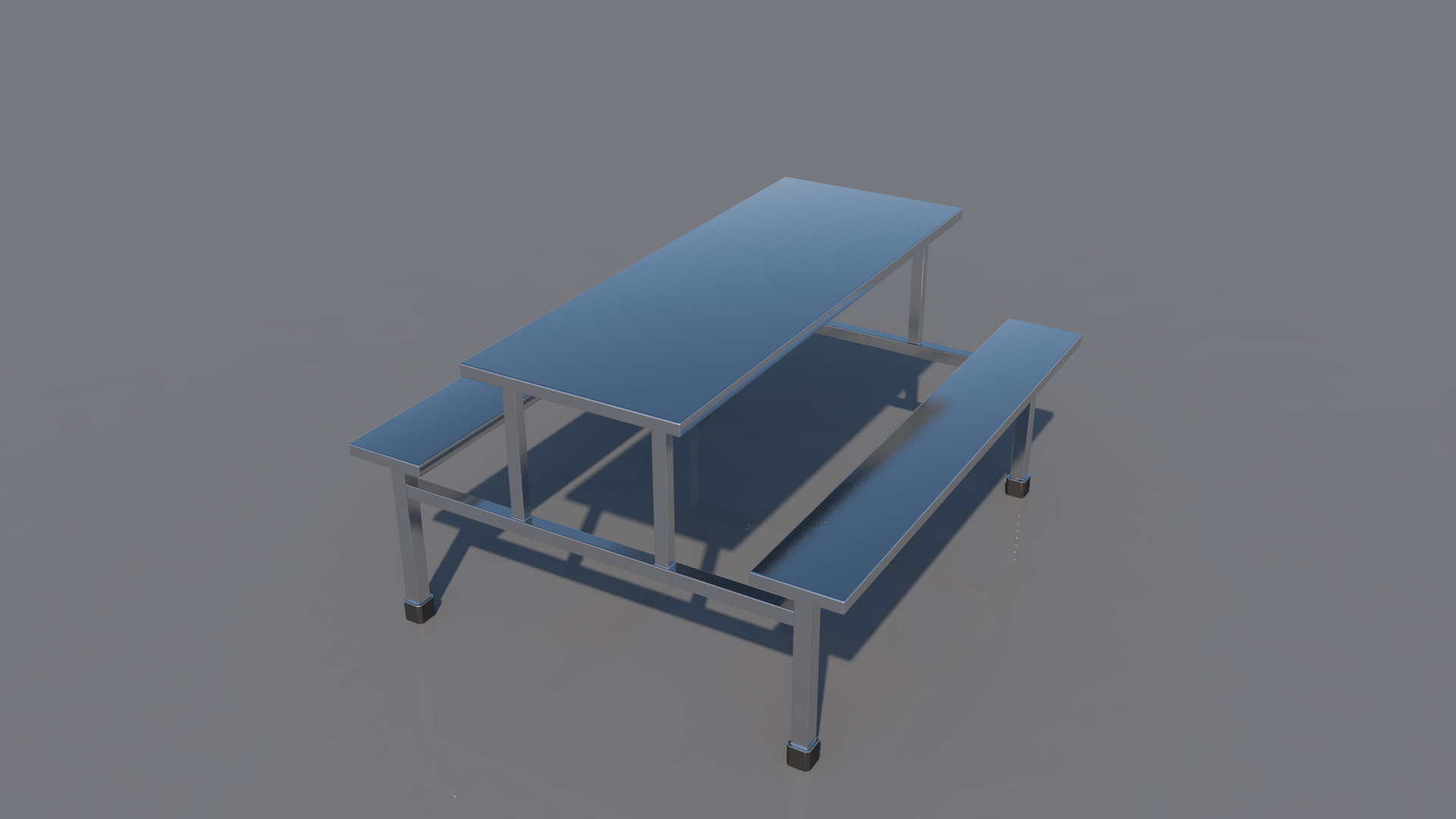 Dining Table 3D model_2