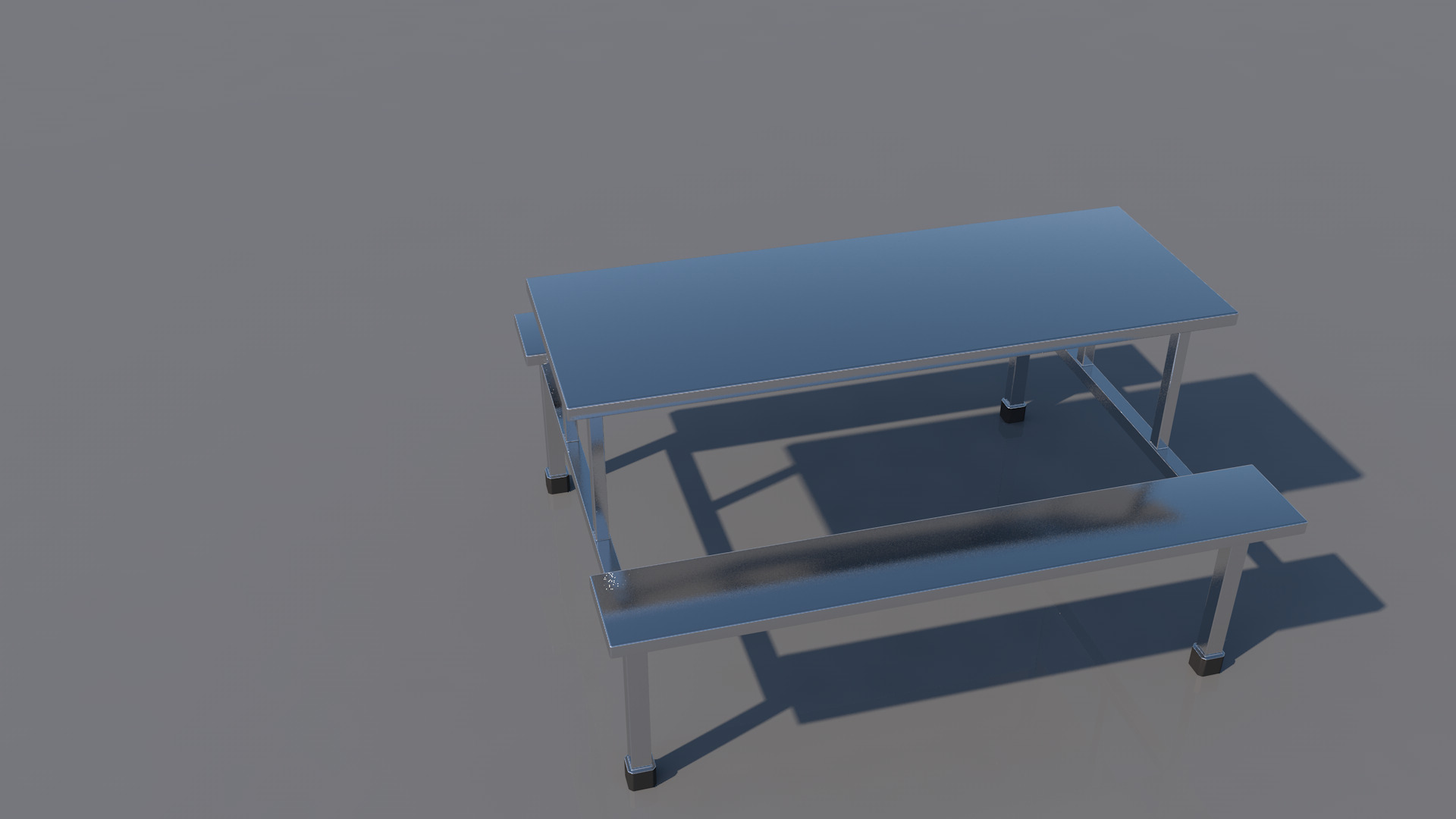 Dining Table 3D model_4