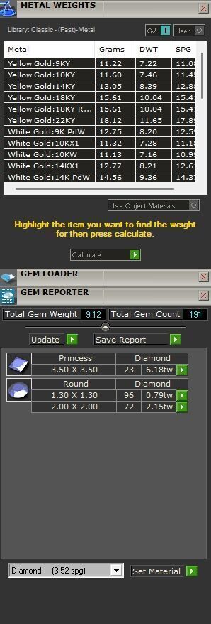 Custom Princess Diamond Band - Eternity Diamond Ring 3D print model_5