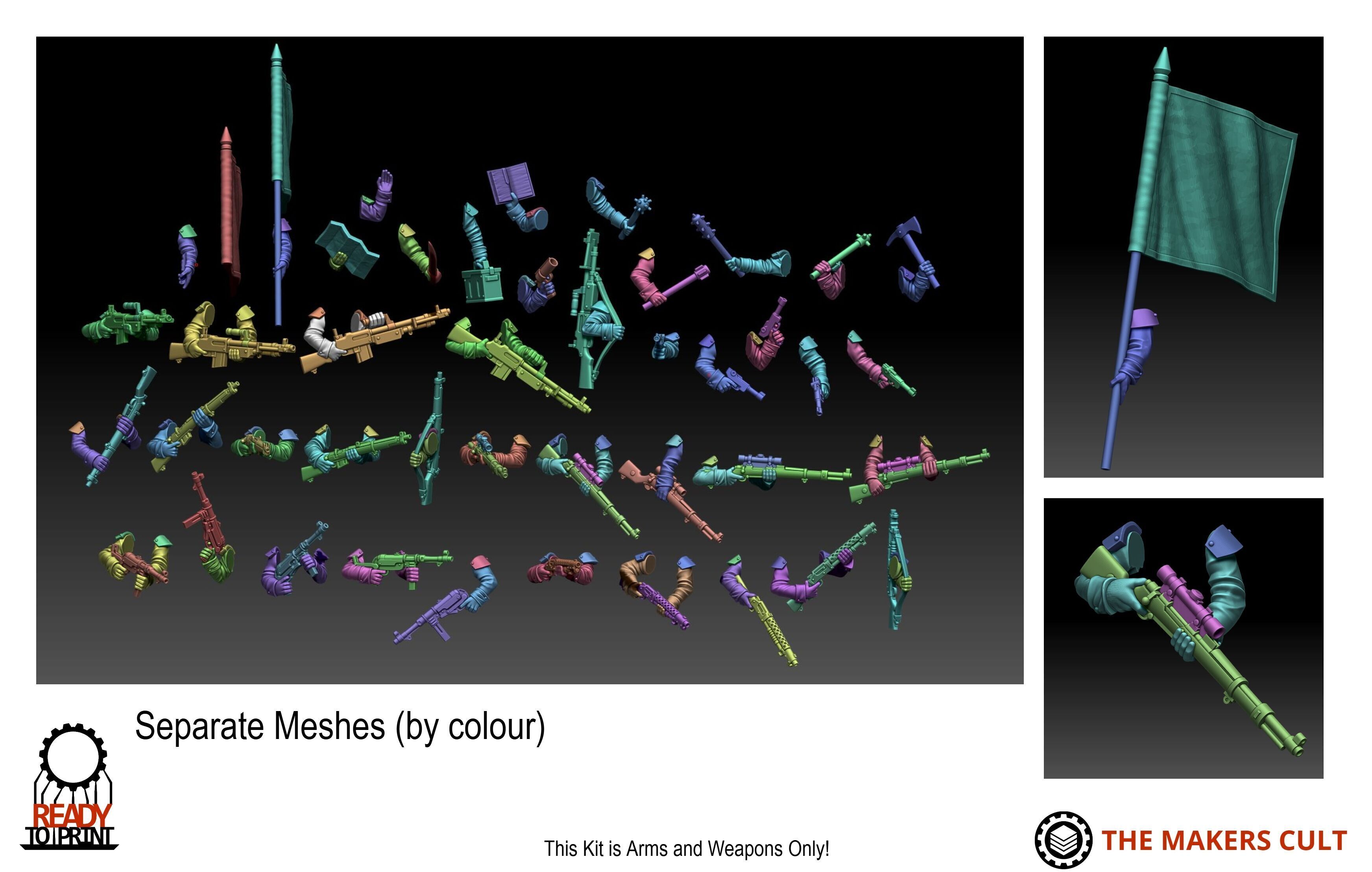 Misc - Trench Crusade Arms 3D print model_1