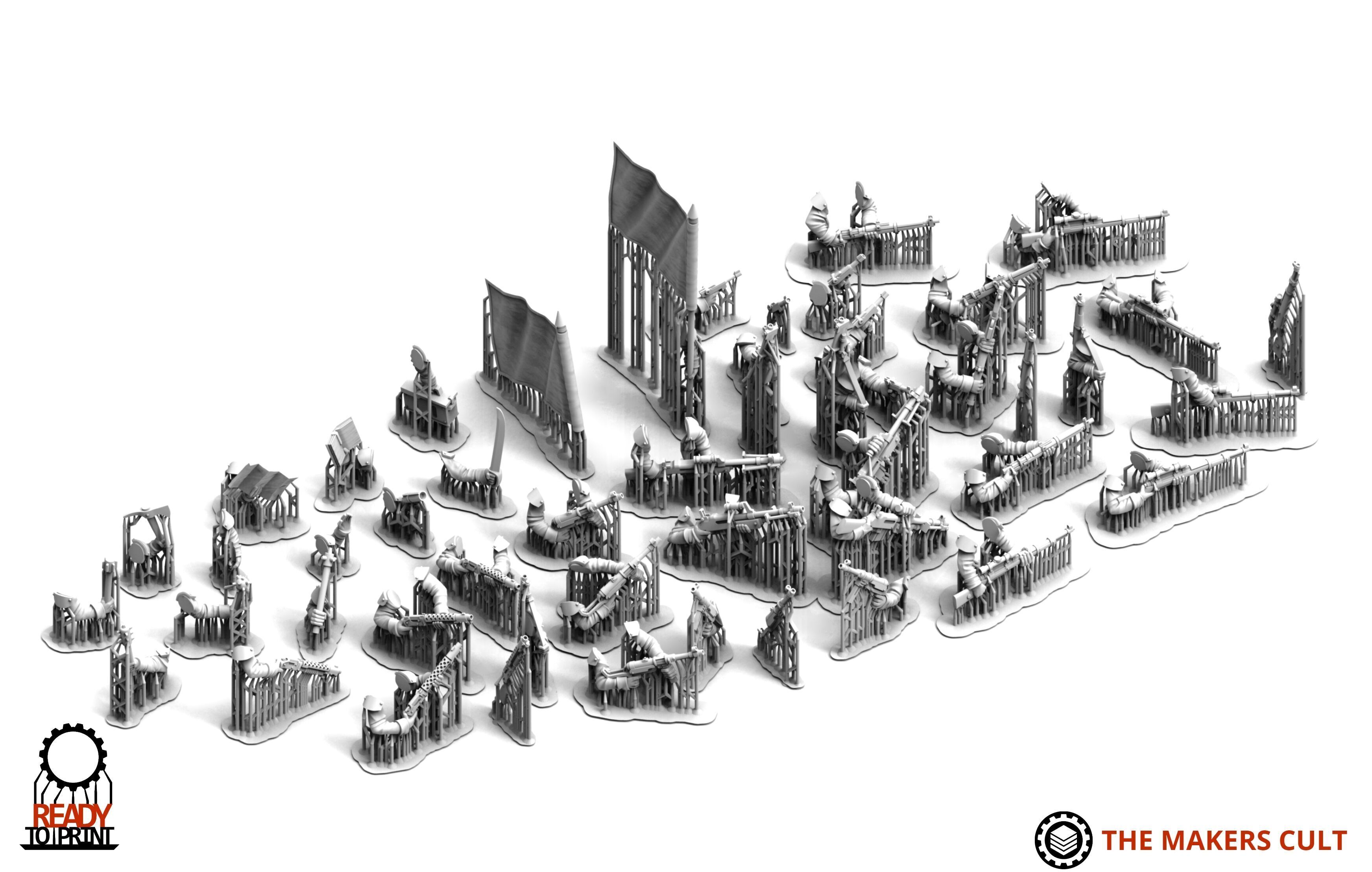 Misc - Trench Crusade Arms 3D print model_2