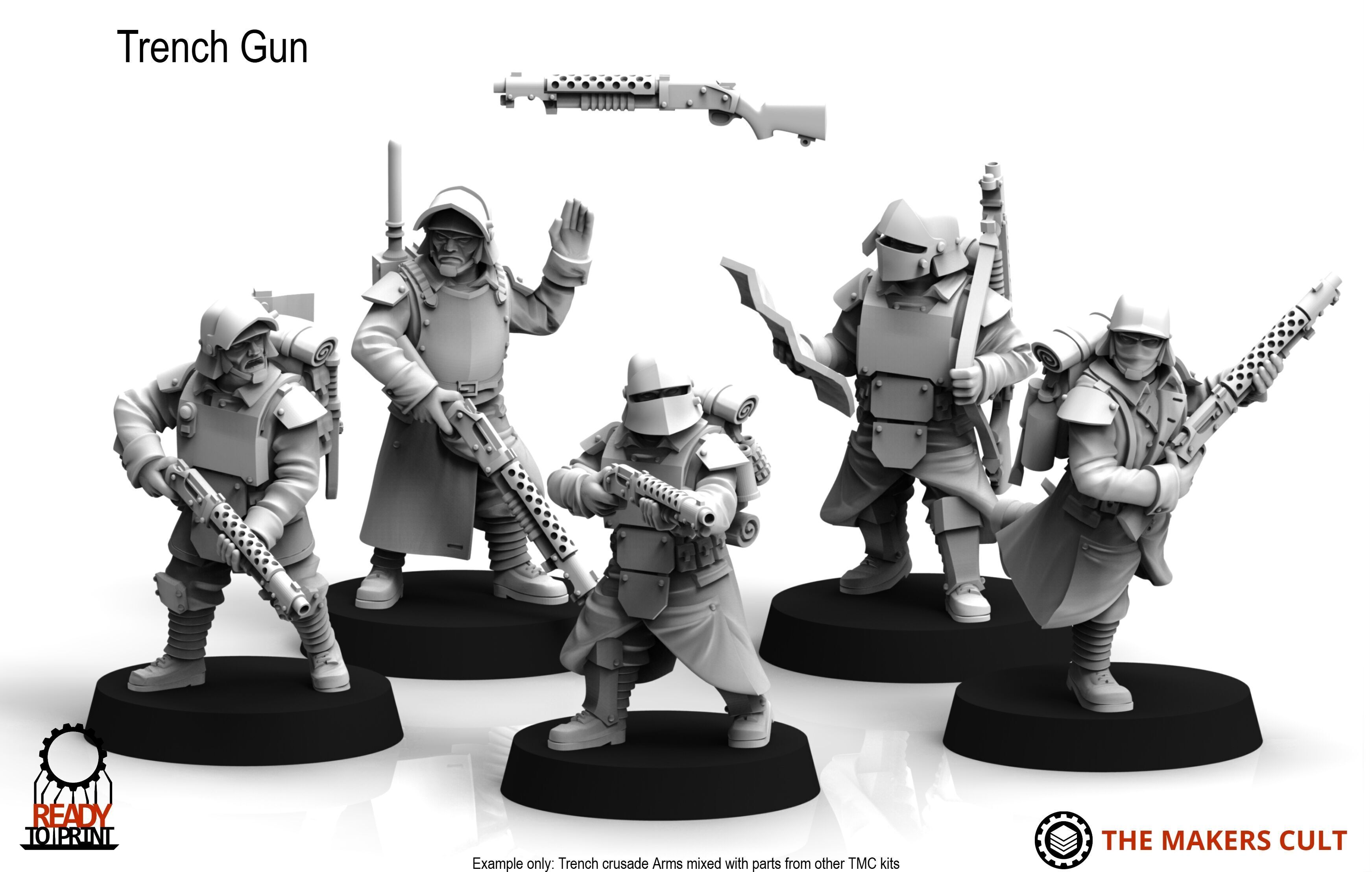 Misc - Trench Crusade Arms 3D print model_6