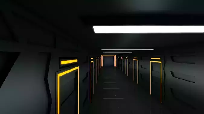Sci fi corridor